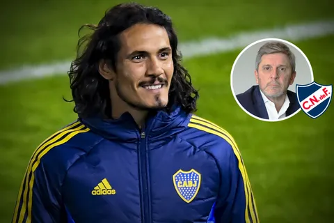 El presidente de Nacional calentó la previa y le apuntó a Cavani: "Ojalá que..."