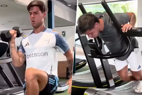 Quiere pelear el puesto: Marco Pellegrino se entrenó antes de volver a los entrenamientos Boca