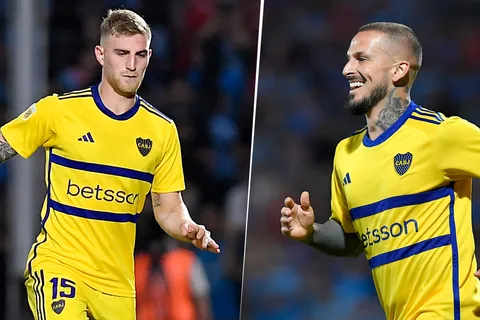 Nicolás Valentini y Darío Benedetto