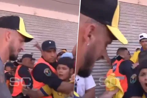 VIDEO | Boca llegó a Santiago y volvió a aparecer el niño "imparable" 