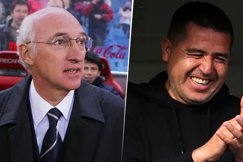 Carlos Bianchi y Juan Román Riquelme