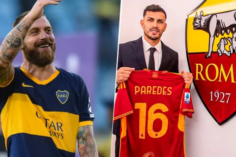 De Rossi le pidió a Paredes que use su camiseta en Roma y le dedicó un mensaje en redes