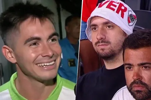 Brian Galván, autor del gol de Banfield vs. River