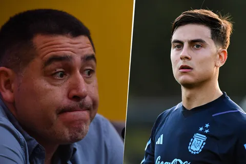 Juan Román Riquelme y Paulo Dybala