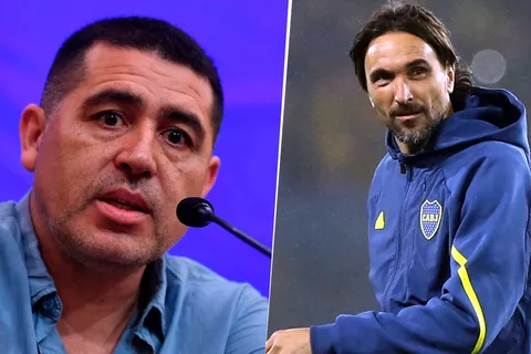Juan Román Riquelme y Diego Martínez