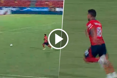 No se puede creer: el golazo que fabricó Fabra en su primer partido en DIM