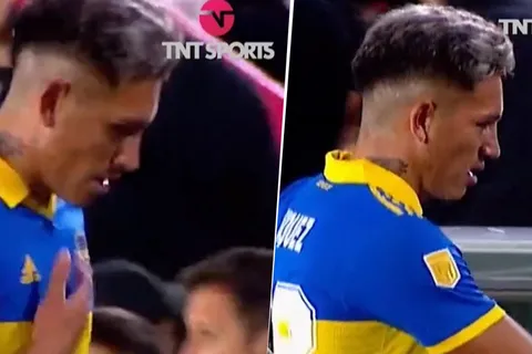 El gesto de Vázquez a la hinchada de River cuando fue reemplazado