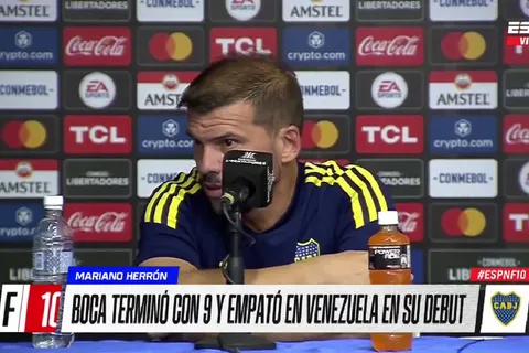 Herrón explicó por qué sacó a Langoni en el entretiempo