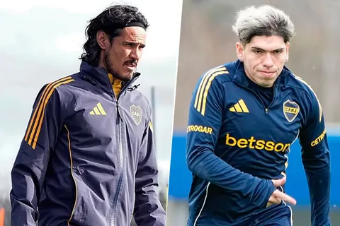 ¿Vuelven Edinson Cavani y Carlos Palacios? La noticia que podría cambiar la formación de Boca ante Barracas Central