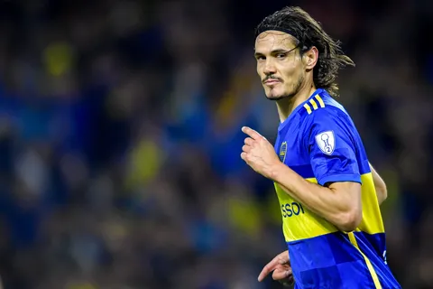Edinson Cavani, delantero de Boca