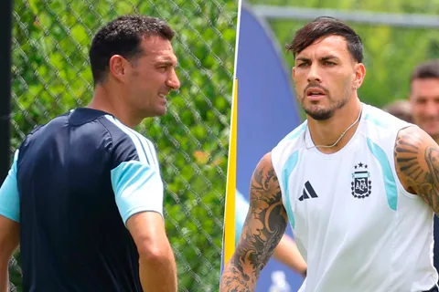 Scaloni dio a entender qué rol pretende para Paredes y aclaró: "Vino lesionado"