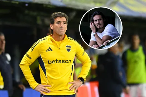 La decisión final de Úbeda con Edinson Cavani en Boca para el duelo con Vélez