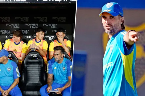 Jabes Saralegui llamó la atención de Diego Martínez: se quedaron conversando luego de la práctica