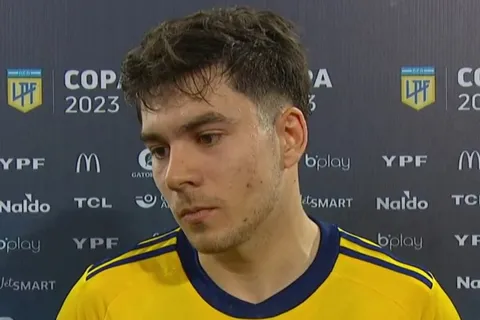 Blondel en Boca vs. Central Córdoba