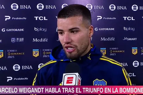 Weigandt explicó qué es lo mejor de la relación entre el plantel y Almirón: "Eso se ve reflejado"