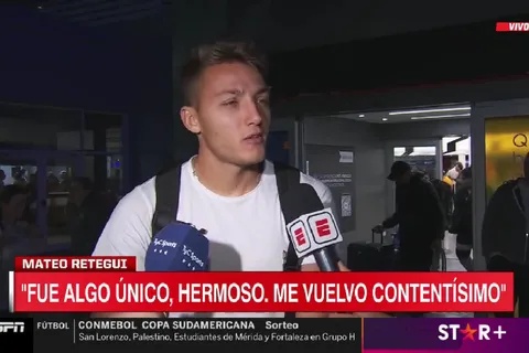 Retegui volvió al país y envió un mensaje claro: "Estoy agradecido con..."