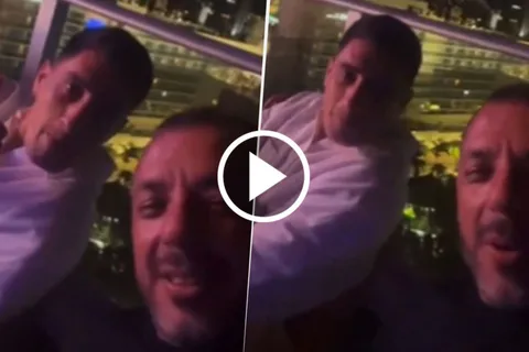 VIDEO | En sus vacaciones, Merentiel se cruzó con un integrante del CT de Boca y bromeó: "Van a decir que..."