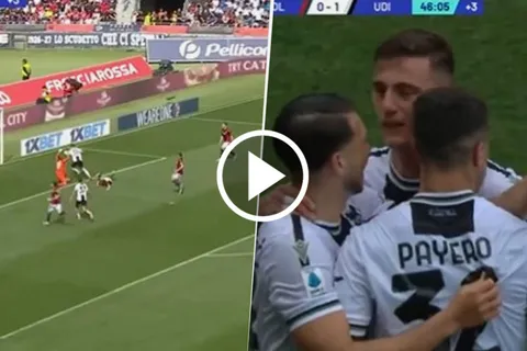 VIDEO | Ex Boca: Martín Payero marcó un gol en el empate de Udinese en la Serie A