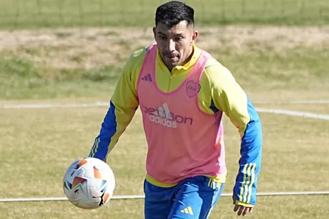 Gary Medel se entrenó en Boca: dónde lo pondría Diego Martínez en la Copa Sudamericana 2024