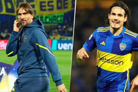 El pedido de Edinson Cavani que aceptó Diego Martínez a días del Boca-Racing