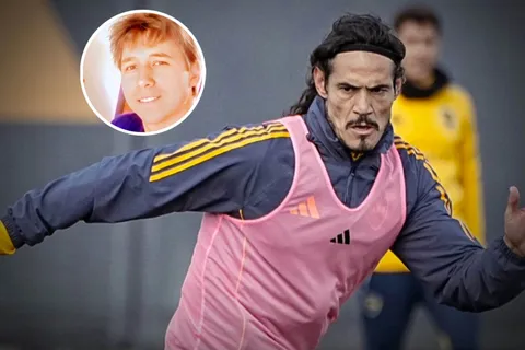 La hipótesis de Giorgio Armas sobre la mala racha de Edinson Cavani en Boca: "Brujería"