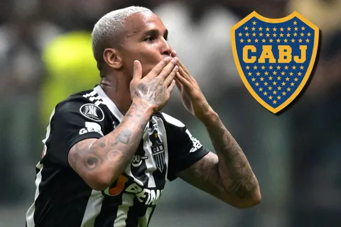 Deyverson intercambió camisetas con Cavani