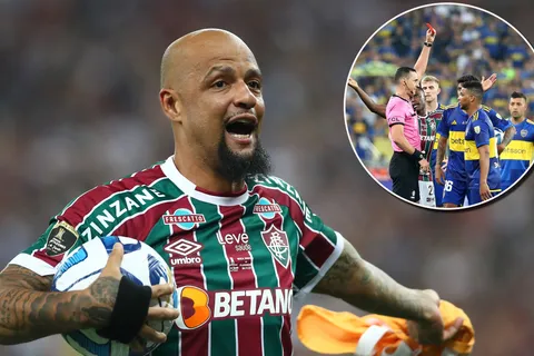 Felipe Melo recordó la expulsión de Fabra en la final de la Copa Libertadores 2023
