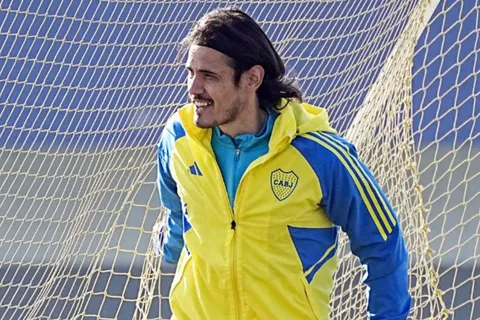 Cómo está Edinson Cavani a pocos días del partido de Boca por Copa Sudamericana