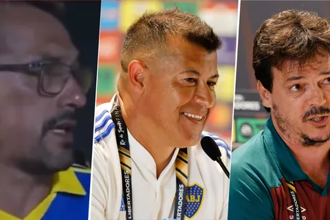 Jorge Figal, Jorge Almirón y Fernando Diniz
