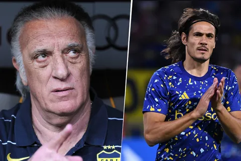 El Coco Basile habló sobre el momento de Cavani en Boca