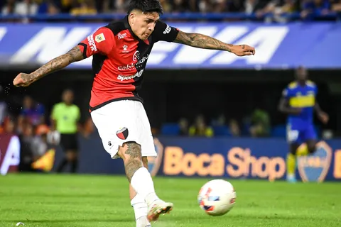 Facundo Farías en Colón vs. Boca