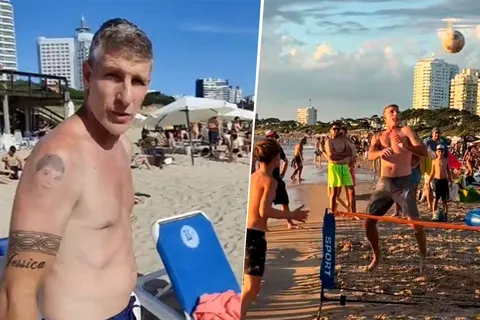 Martín Palermo en Punta del Este