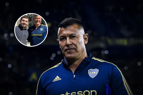 Foto viral: Almirón apareció en la Basílica de Luján y pidió por lo que todo Boca quiere