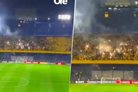 VIDEO | No lo podían creer: la reacción de los hinchas de Palmeiras al ver la fiesta de La Bombonera