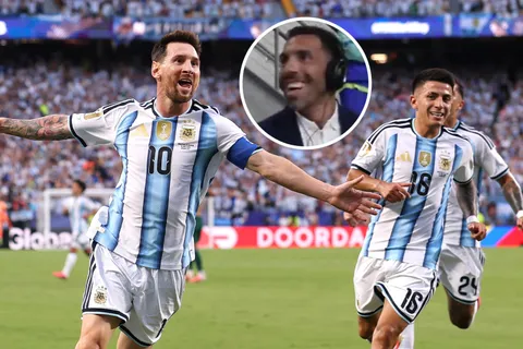 Más allá de Messi, Carlos Tevez destacó a Thiago Almada en el gol de Argentina vs. Austria: "Impresionante"