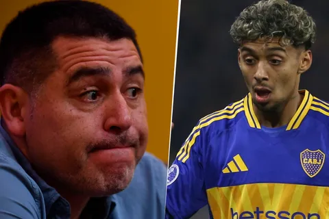 Juan Román Riquelme y Cristian Medina