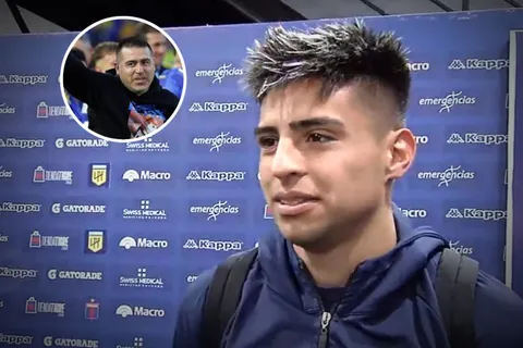 El sobrino de Riquelme debutó en Primera y contó por qué le debe un asado a Román