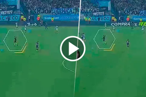 El video que expone a Falcón Pérez: que hizo en un lateral de Boca antes del gol de Racing