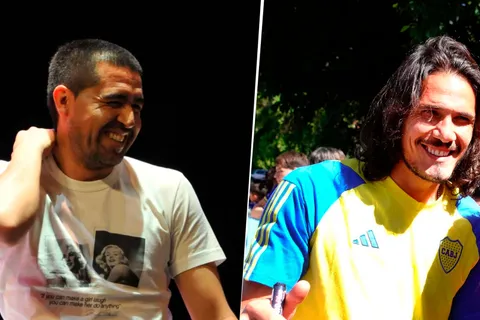 Se supo: la postura de Riquelme ante los rumores de una posible salida de Edinson Cavani