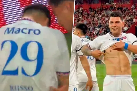 Para Miguel: la emoción de Nacho Russo tras meter un gol en Tigre vs. Newell’s