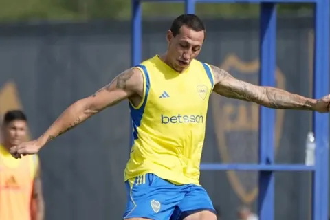 Cristian Lema, a la par en el entrenamiento de Boca: ¿juega contra Belgrano?