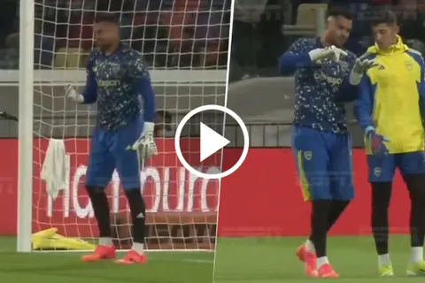 VIDEO | El fastidio de Chiquito Romero antes del partido con un detalle particular