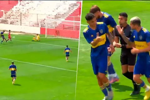 VIDEO | El gol de Mauricio Benítez que le dio el triunfo a la Reserva de Boca ante Unión