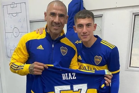 Cedido: Tomás, el hijo del Cata Díaz, se fue de Boca y ya tiene nuevo club