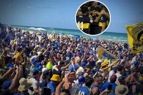 Un ex Boca llevó a sus hijos al banderazo de Miami: "Que vean lo que me tocó vivir"