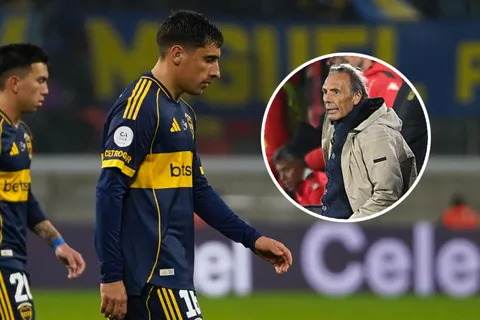 Ya se sabe: qué pasó con Miguel Merentiel y el cambio de Russo y por qué se fue directo al vestuario