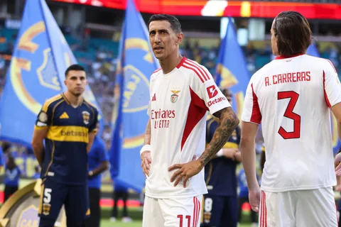 No se vio: el gesto de Ángel Di María a los hinchas de Boca tras su gol para el Benfica