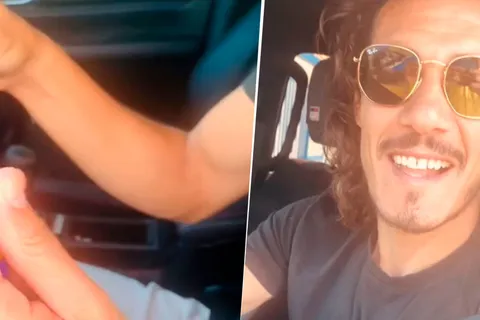 Para romper la mala racha: el regalo de un hincha de Boca para Edinson Cavani
