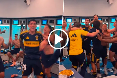 El cantito de los jugadores de Boca en el vestuario tras la victoria ante River: "Quiero..."