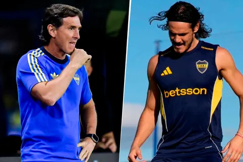 La decisión final de Claudio Úbeda con Edinson Cavani para Boca vs. Cruzeiro